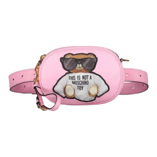 MOSCHINO Полиэстер Бананка Стандартная Женская Розовая