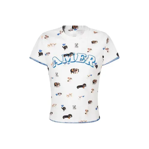 ABCMININ Белые Женские Футболки