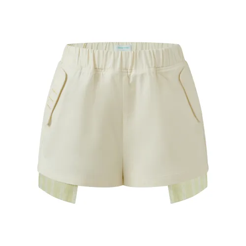 1 TROP FORT 2025 Лето Вязаные Ткани Повседневные Шорты Женские