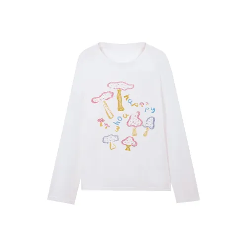 SUSANSAN Белые Женские Рубашки T