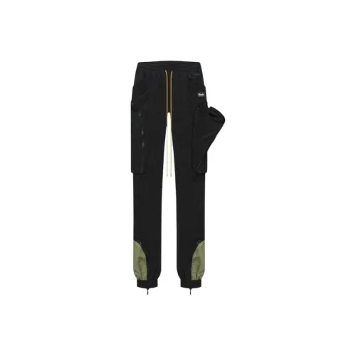 RHUDE Мужские Повседневные Брюки Черные