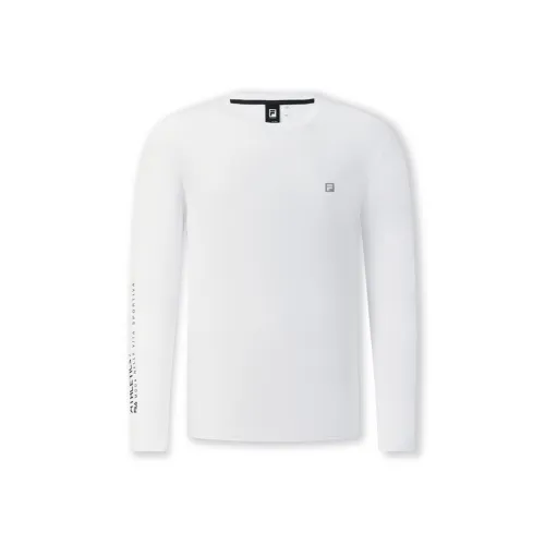 FILA Фитнес Bright White Мужская T-рубашка