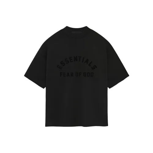 Fear of God Essentials SS24 T-Shirt Мужской Глубокий Черный Глубокий Черный