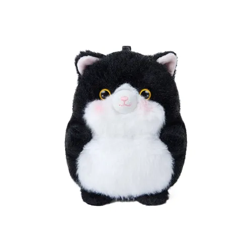 Любовь Милый Котенок Черный Кот Белый Кот Куклы Плюшевый Брелок 11,5 см Рекомендуемая Высота