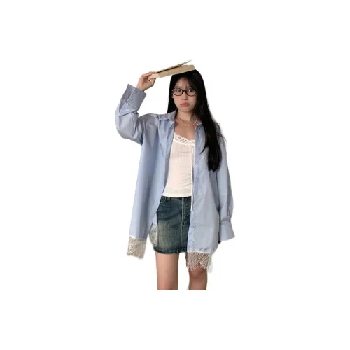 RDRE Синие Женские Рубашки