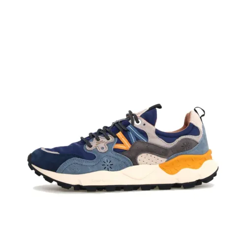 FLOWER MOUNTAIN Низкий топ Повседневная обувь Мужская Синяя