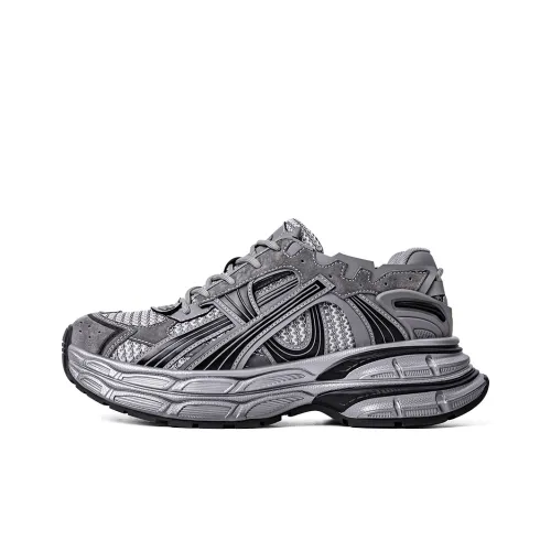 Mr.A Низкий топ массивные кроссовки мужской серебристо-серый