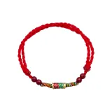 Браслет с красным шнурком в виде карпа кои