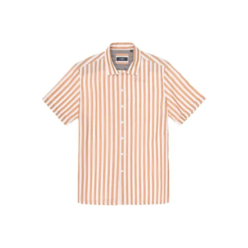 GOLDLION Orange 32 Мужские Рубашки