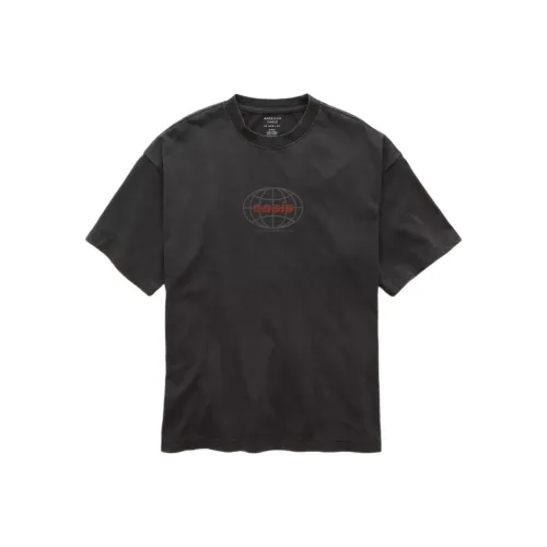 AMERICAN EAGLE Темно-серый Мужская T-рубашка