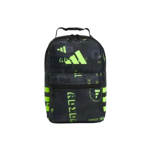 Adidas Lightning Color Block Design Portable Travel Storage Bag Unisex Black Green Adidas Lightning Цветовой блок Дизайн Портативный Путешественный Сумка для хранения Унисекс Черный и Зеленый