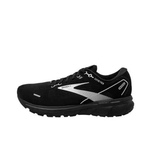 Brooks Ghost 14 Устойчивые к истиранию Низкие Беговые кроссовки Мужские Черные