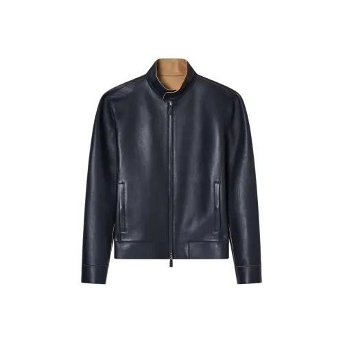 EMPORIO ARMANI Кожа Куртка Мужская