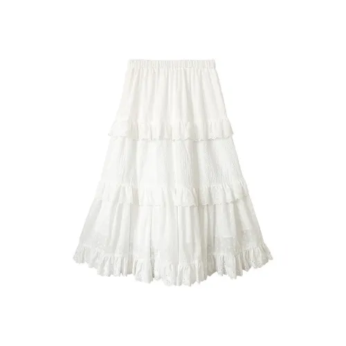 WUPODAMANVZHUANG Повседневный Длинный Юбка Женские YU Bai