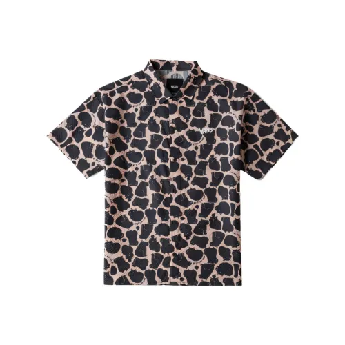 VANS Розовый с принтом Мужская рубашка