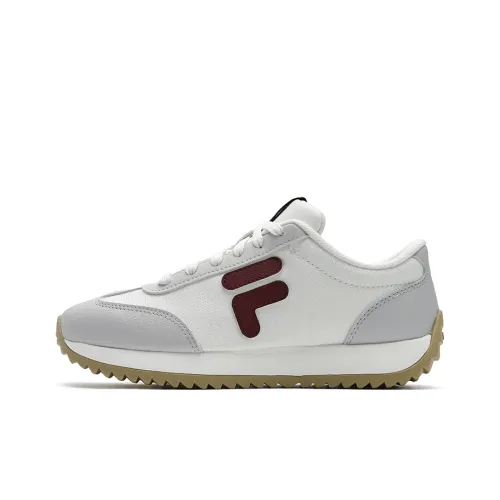FILA 1970 Дышащий и Легкий Низкий Топ Повседневная Обувь Женская Белая Серый