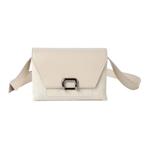 BRUNELLO CUCINELLI Кожа Сумка через плечо Маленькая Женская Айвори Белый