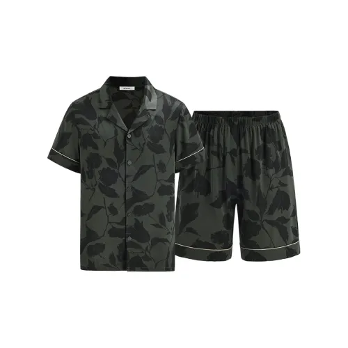 MY BODY Silhouette Plant Men's Pajama Sets