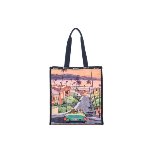 LeSportsac Ткань Сумка-тоут Сумка через плечо Большая Унисекс Многоцветная