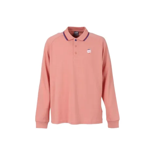 PUMA Поло Мужское Лососевый Розовый