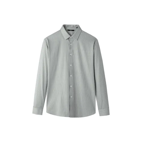 HLA Khaki Stripes 87 Мужские Рубашки