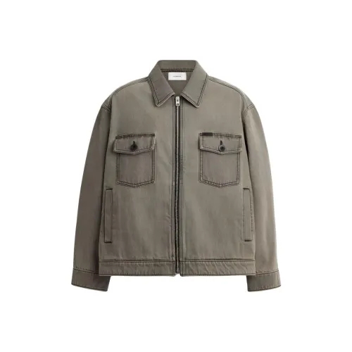 COACH Серый Мужской Джинсовые Куртки