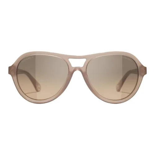 CHANEL Ацетат Aviator Солнцезащитные очки Unisex Light Розовый