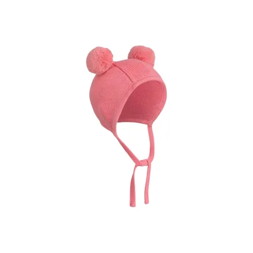 Mini Rodini Хлопок Шапки-бини Детский Розовый