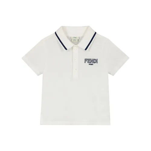 FENDI Поло Белый Infant и Toddler