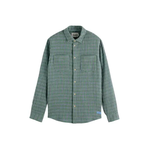 Scotch&Soda Шалфейные Мужские Рубашки