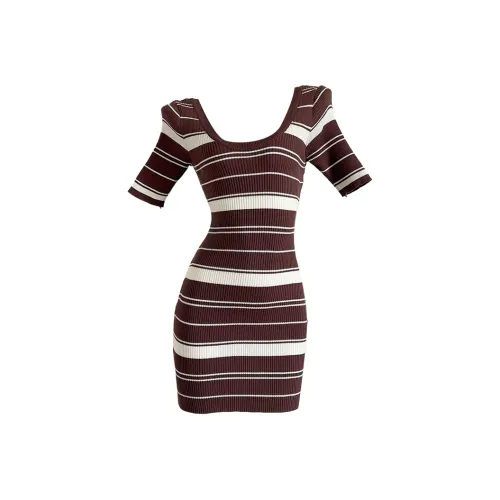 GORGEOUSIDEA Летнее Короткое Платье с Короткими Рукавами Женское