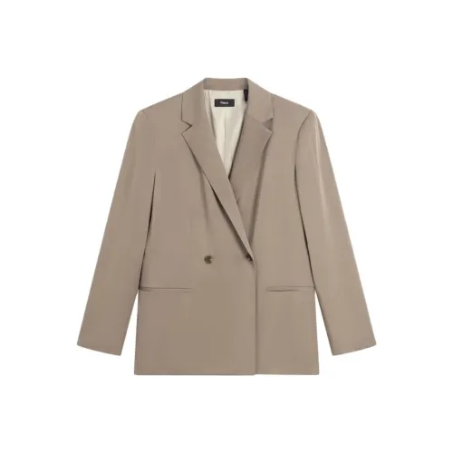 Theory Pulp Оболочка Коричневый Женские Деловые костюмы