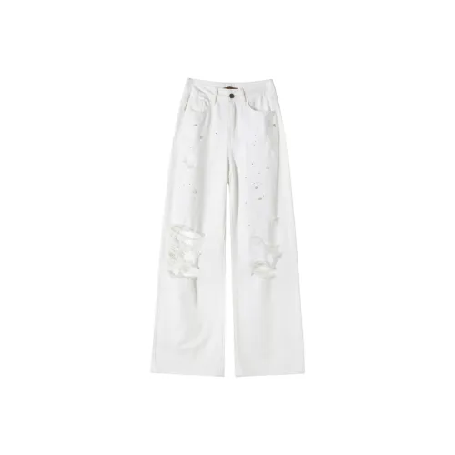 ONNFB Белые Женские Джинсы