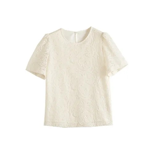 Devanro Рукав буф T Рубашка Женская