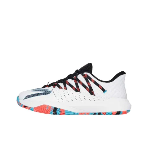 Skechers Viper Court Амортизация и Дышащий Низкий Топ Кроссовки для тренировок Женские Белые