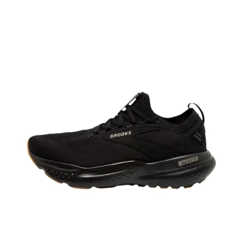 Brooks Glycerin StealthFit 21 Устойчивые к истиранию Низкие Беговые кроссовки Мужские Черные