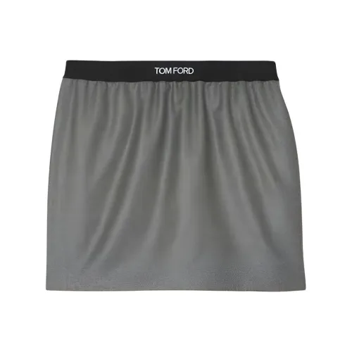 TF FW24 Повседневные короткие юбки Женские Темно-серый