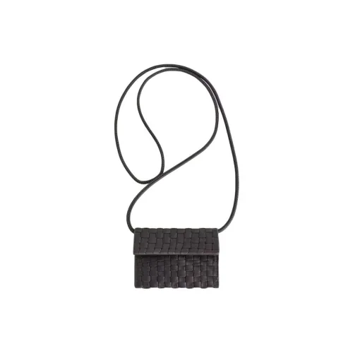 COS Кожа Сумка через плечо Женская Темно-коричневая