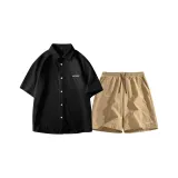 Black (Логотип Lucky Line на груди) + Khaki (Логотип Lucky Line на левой передней части штанов)