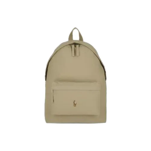 Polo Ralph Lauren Canvas Backpack Standard Unisex Khaki Поло Ральф Лорен Холст Рюкзак Стандартный Унисекс Хаки