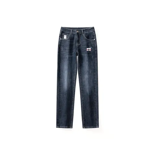 CASAMIA Джинсы унисекс голубо-серого цвета