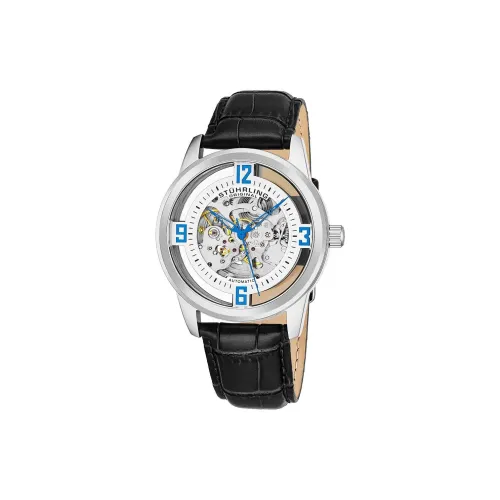 STUHRLING Автоматический Механический Механизм Мужские Часы Legend Collection 42 мм Серебряные