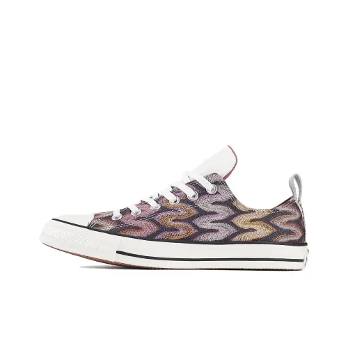 Converse Chuck Taylor All Star Износостойкие Низкие Кеды Женские Белые Светло-фиолетовые