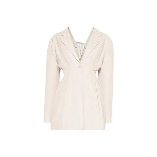 Jacquemus Backwards Blazer Платье Длинное с длинными рукавами Женское