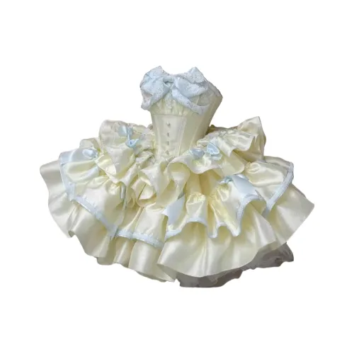 WLEQK Платье + Подюбник Женские Лолита Платья