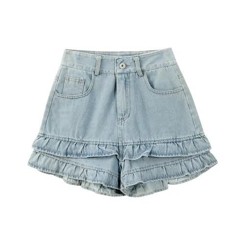 PAIN OR PLEASURE Джинсовые шорты Женские