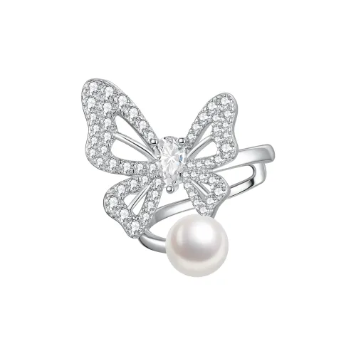 ZEGL Жемчужная раковина Нижняя заколка Серьги On Женские