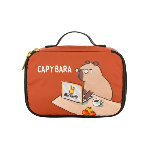 LeSportsac Ткань Сумка Мини Женская Апельсин
