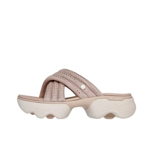 Skechers Massage Fit Устойчивые к истиранию Шлепанцы Женские Коричневый