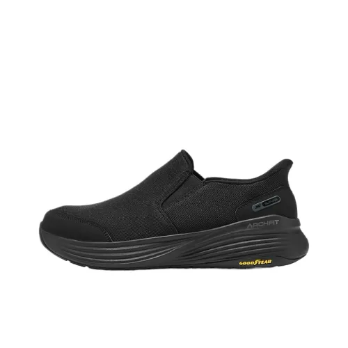 Skechers GO WALK Casual Low-Top Pure Black Men's